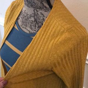 Sweaters - Lularoe ribbed small mustard Sara Sweaters - Lularoe ribbed small mustard Sara
